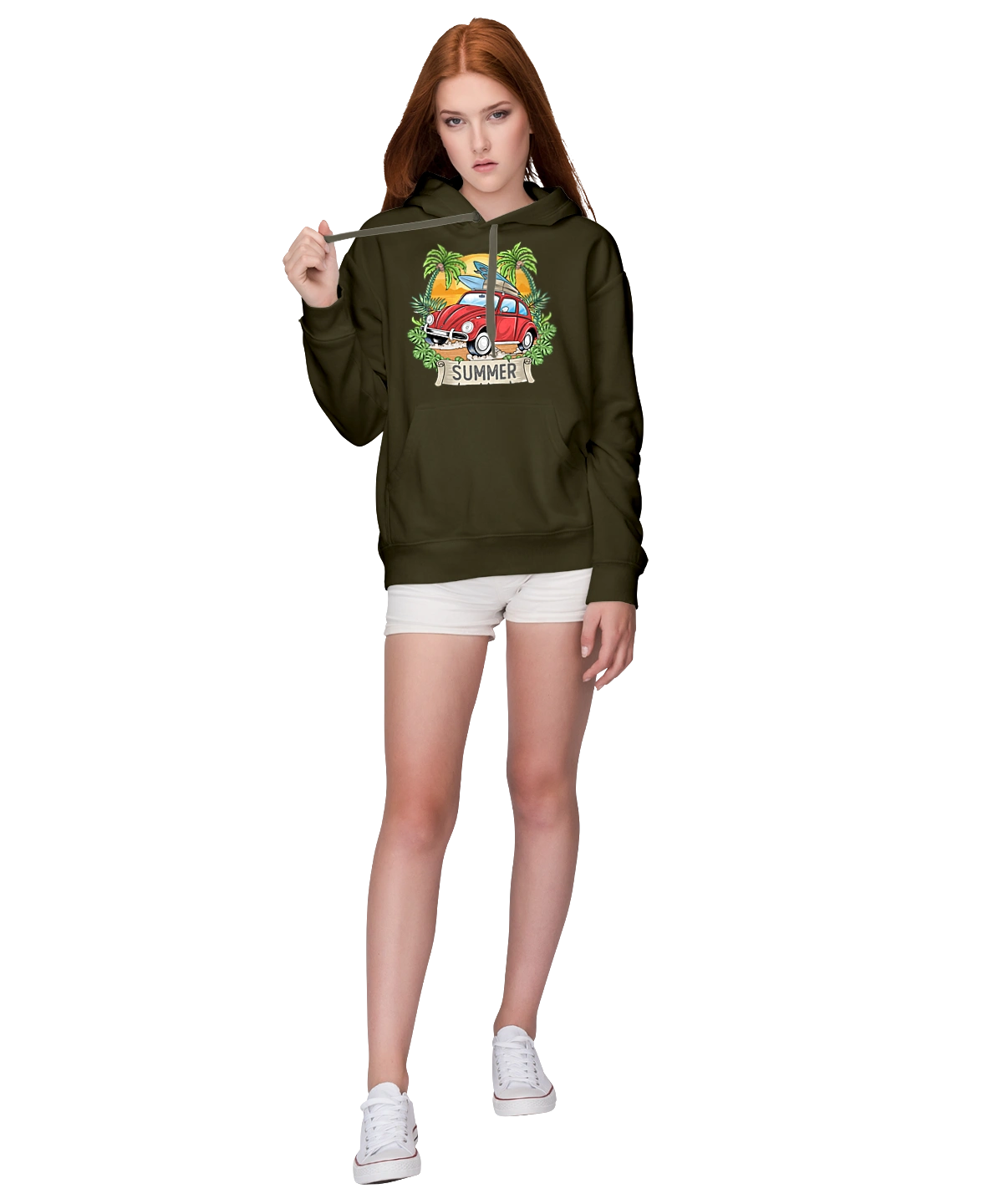 Summer, Car And Palm Trees