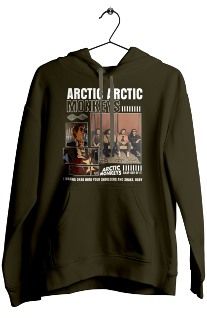 Женское худи с принтом Arctic Monkeys. Arctic monkeys, арктические мартышки, гаражный рок, группа, инди-рок, музыка, постпанк-ривайвл, психоделический рок, рок. 2070702