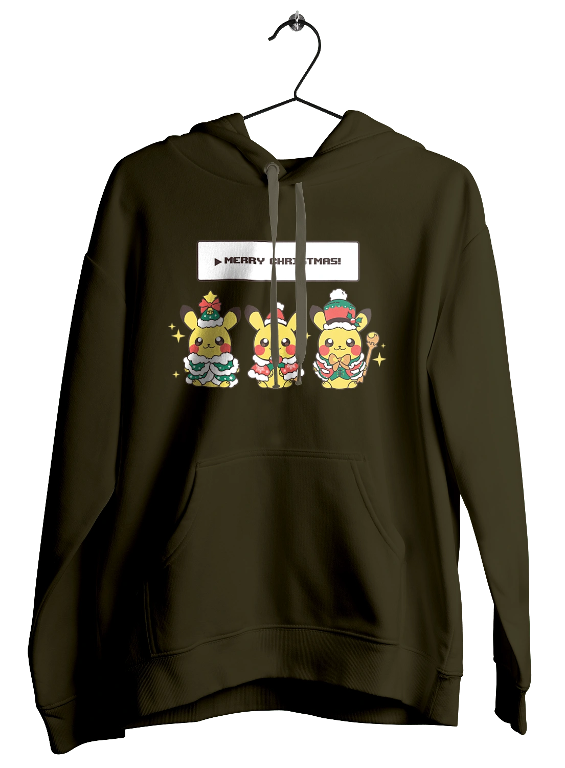 Пикачу Счастливого Рождества