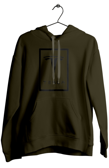 Women`s hoodie with prints Tesla. Tesla. 2070702