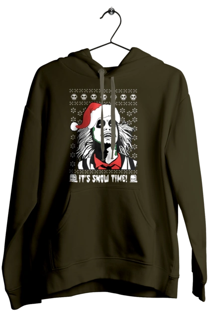 Women`s hoodie with prints Beetlejuice. Beetlejuice, comedy, ghost, horror, movie, tim burton, warner bros. 2070702