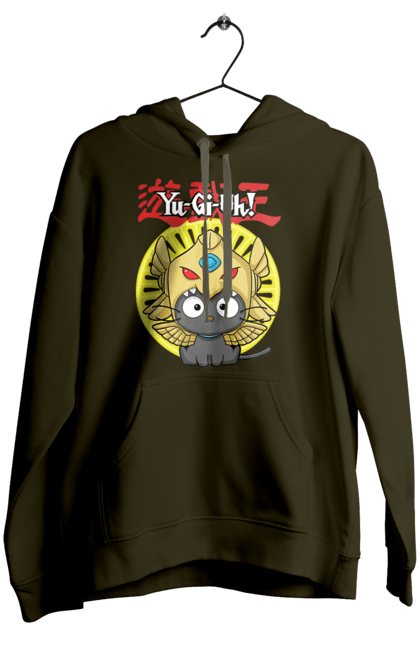 Women's hoodie with prints Yu Gi Oh! Chococat. Brand, character, chococat, hello kitty, yu gi oh, yugio. 2070702