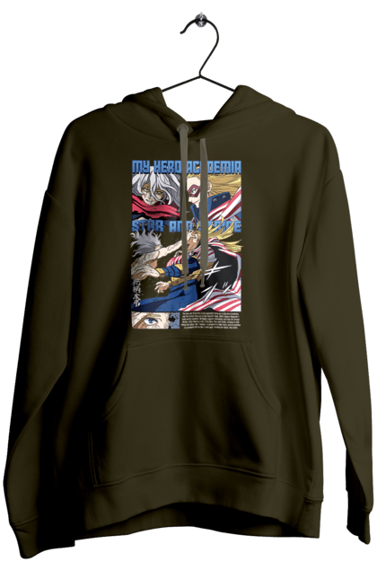 Women's hoodie with prints My hero academy Tomura, Star and Stripe. Anime, manga, mga, my hero academy, shigaraki, shigaraki tomura, star and stripe, tomura. 2070702