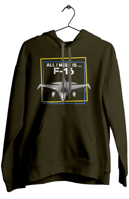 Жіноче худі з принтом "F16". F16, himars, залужний, зброя, літак. 2070702