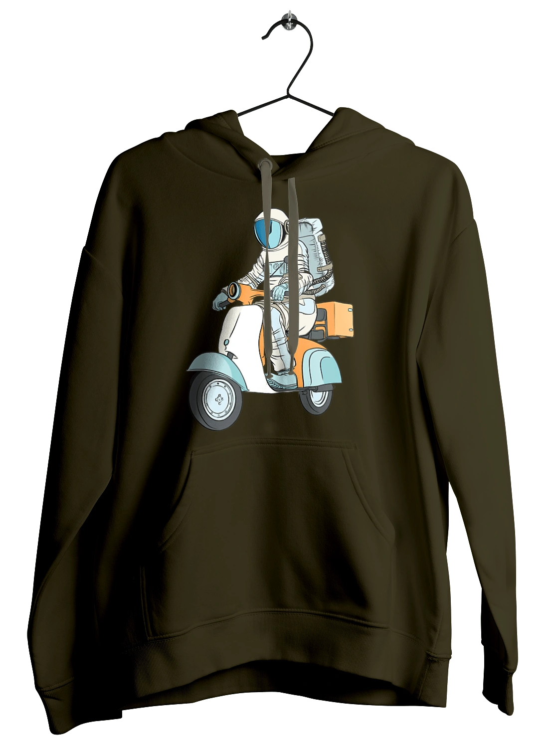 Astronaut on a motorcycle