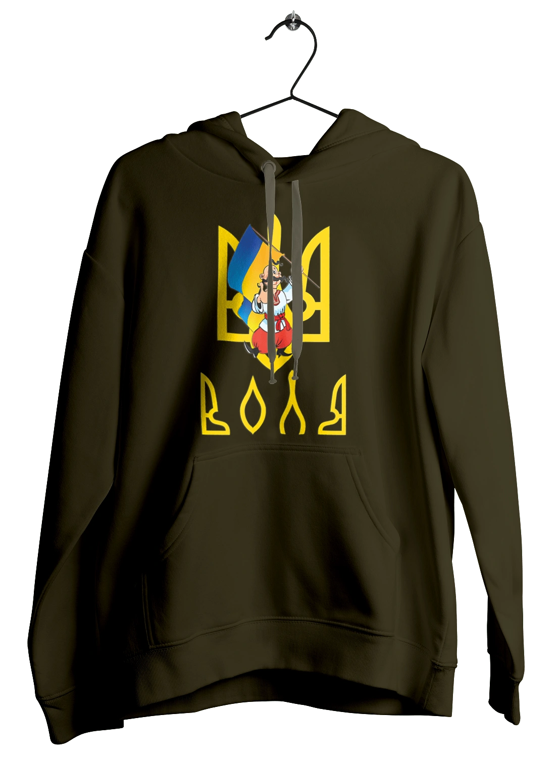 Тризуб Воля Козак з прапором України