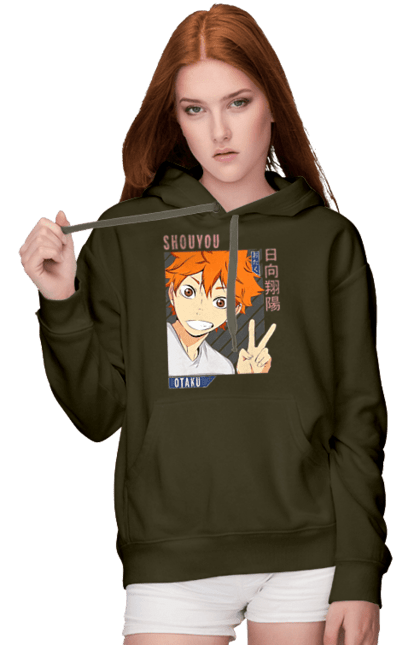 Women`s hoodie with prints Haikyu!! Hinata. Anime, haikyu, hinata, manga, shoyo hinata, sports anime, volleyball. 2070702