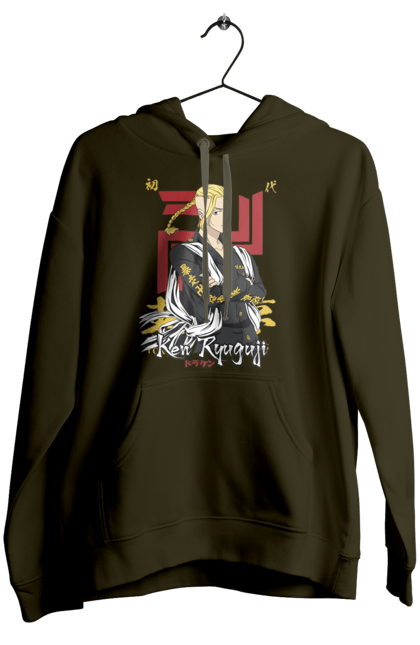 Women's hoodie with prints Tokyo Revengers Draken. Anime, draken, ken ryuguji, ken-chin, manga, serial, tokyo manji gang, tokyo revengers. 2070702