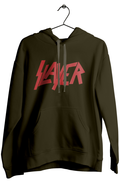 Жіноче худі з принтом "Slayer". Slayer, грув метал, група, метал група, музика, ню метал, спід метал, треш метал, череп. 2070702