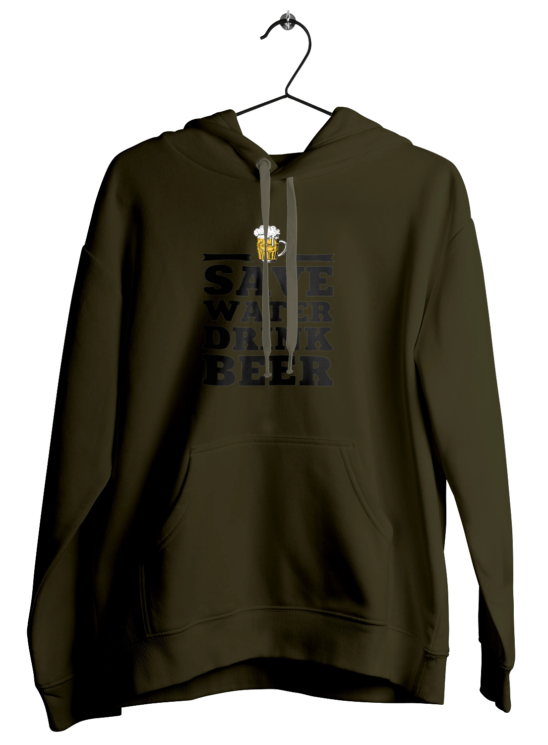 Save water, drink beer (black)