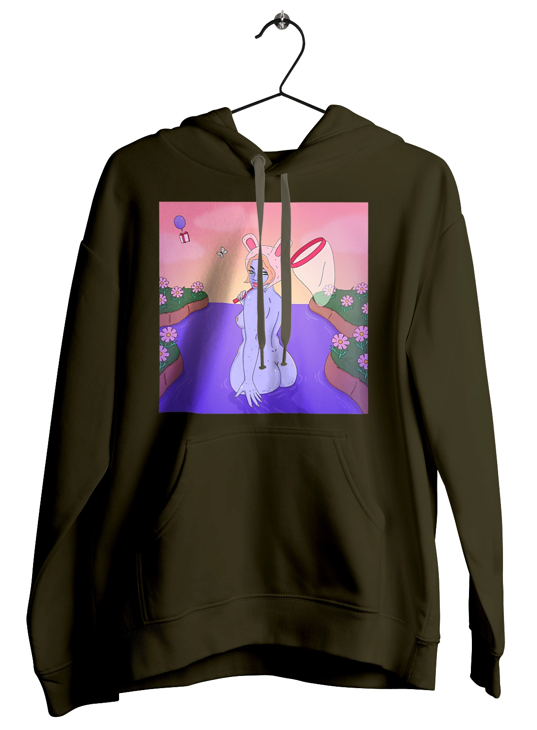 Фіолетова Дівчина На Полюванні