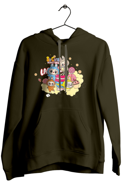 Жіноче худі з принтом "Labubu". Labubu, weird cute, іграшки, лабубу. 2070702