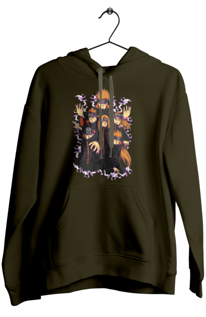 Women's hoodie with prints Naruto Akatsuki. Akatsuki, anime, character, manga, naruto, ninja, pain, tv series, yahiko. 2070702