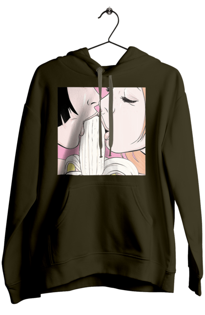 Жіноче худі з принтом "Дівчата Їдять Банан". Лизати, смоктати. 2070702