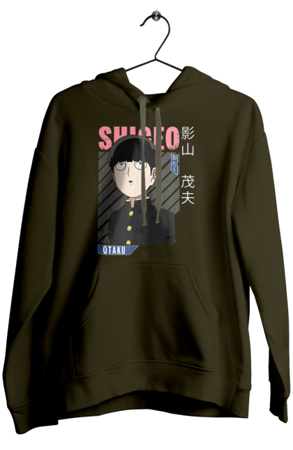 Жіноче худі з принтом "Mob Psycho 100". Anime, manga, mob psycho 100, shigeo kageyama, аніме, манга, моб, моб-вар ят 100, сігео кагеяма, шіґео каґеяма. 2070702