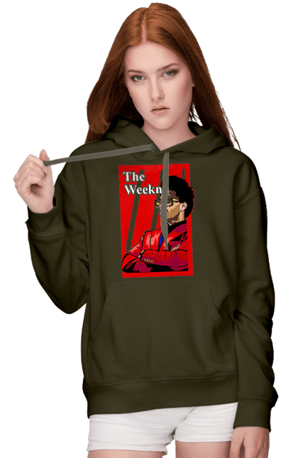 Women's hoodie with prints The Weeknd. Actor, producer, singer, tesfaye, weeknd. 2070702