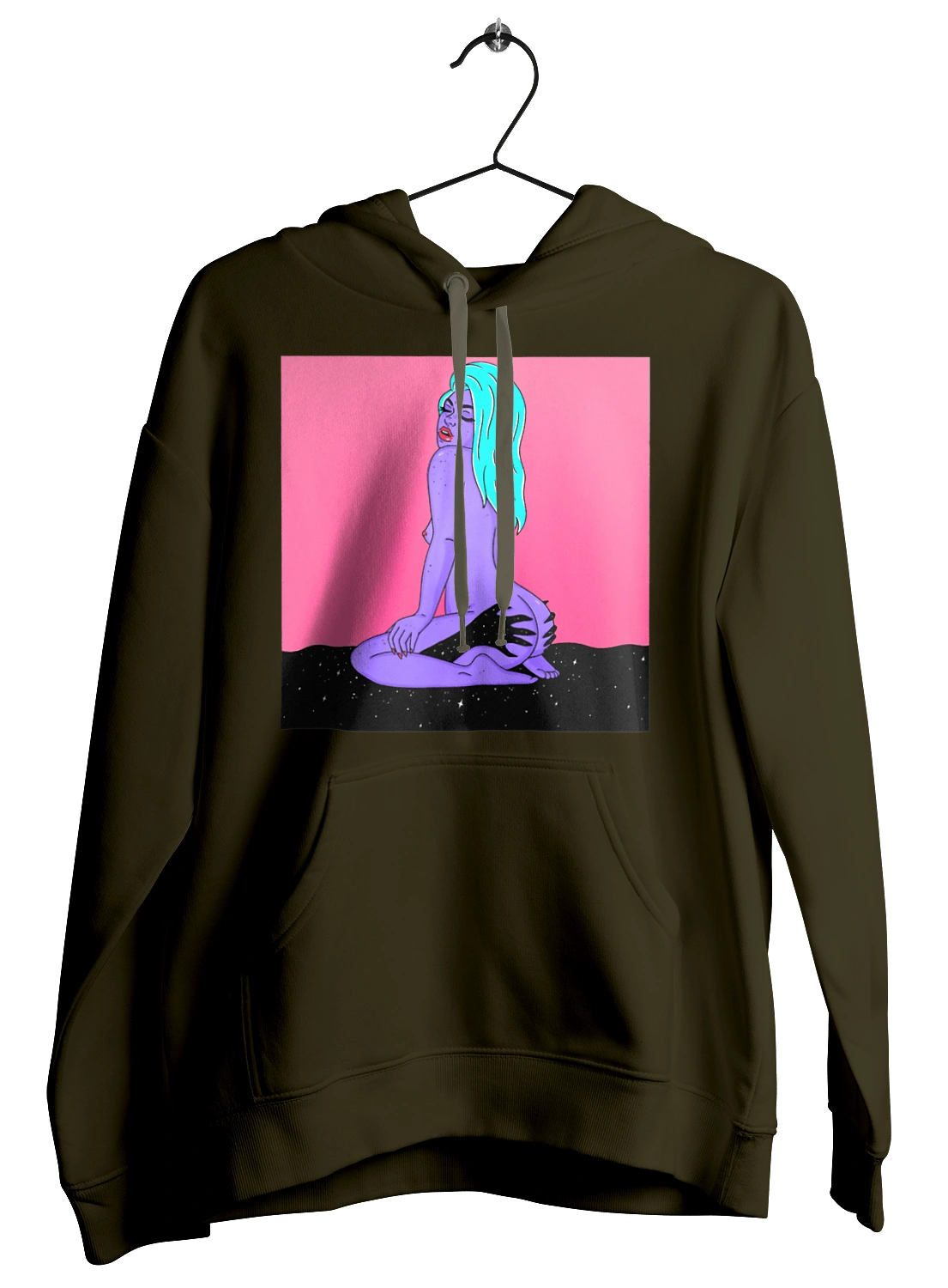 Purple Girl In Hands