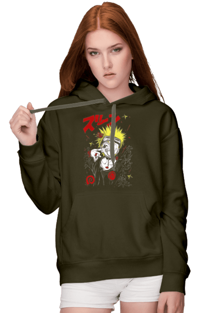 Women's hoodie with prints Naruto. Anime, character, manga, naruto, ninja, tv series. 2070702