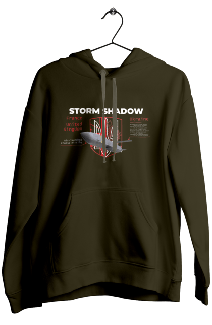 Жіноче худі з принтом "Storm Shadow". F16, nasams, storm shadow, zuzana, гаубиця, два герби, залужний, сюзанна. 2070702