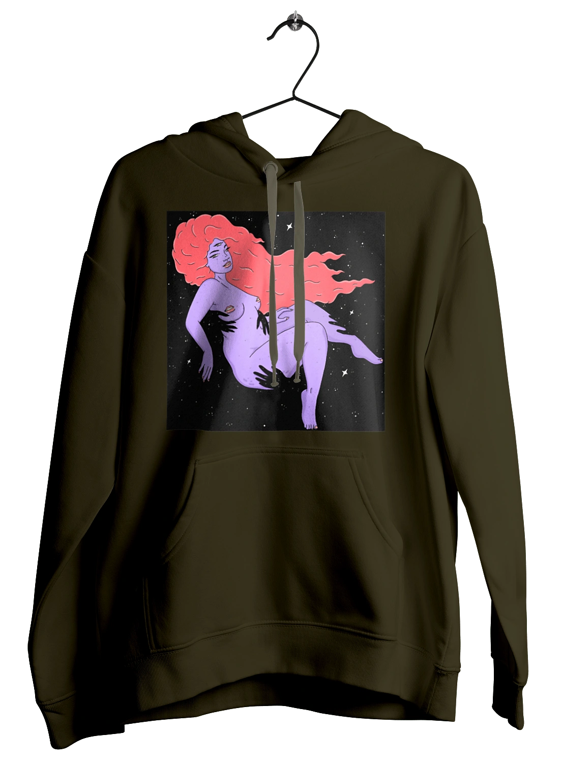 Purple Girl In Black Dire