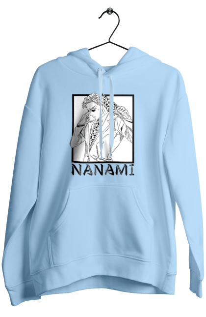 Жіноче худі з принтом "Нанамі". Аніме, кенто нанамі, магічна битва, манга, нанамі. PrintMarket - інтернет-магазин одягу та аксесуарів з принтами плюс конструктор принтів - створи свій унікальний дизайн