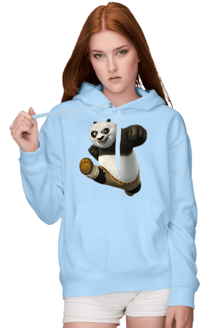 Жіноче худі з принтом "Панда". Panda, кунг фу панда, медведь, мишка, панда. futbolka.stylus.ua
