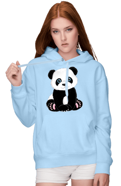 Жіноче худі з принтом "Панда". Panda, медведь, мишка, панда. futbolka.stylus.ua