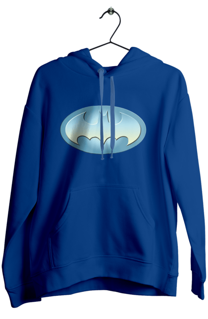 Жіноче худі з принтом "Бетмен жовто блакитний". Бетмен, бетмен логотип, символ україни, україна. CustomPrint.market