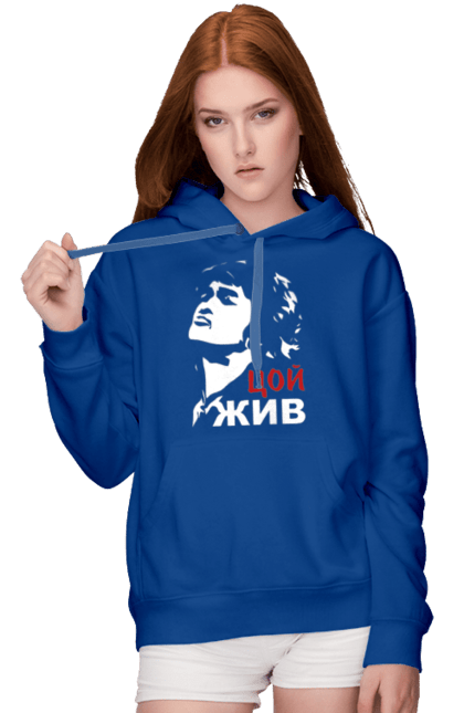 Жіноче худі з принтом "Віктор Цой". Виктор цой, віктор цой, группа кино, кино, метал, музыка, рок, цой, цой жив. futbolka.stylus.ua