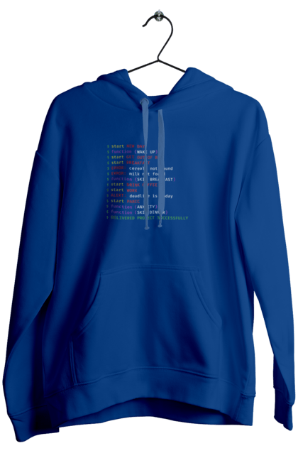 Жіноче худі з принтом "Життя програміста". Angular, c, css, html, it, javascript, jquery, php, python, react, svelt, vue, айтишник, айті, гумор, код, кодувати, прогер, програміст, програмісти, ти ж, ти ж програміст, тиж програміст. aslan