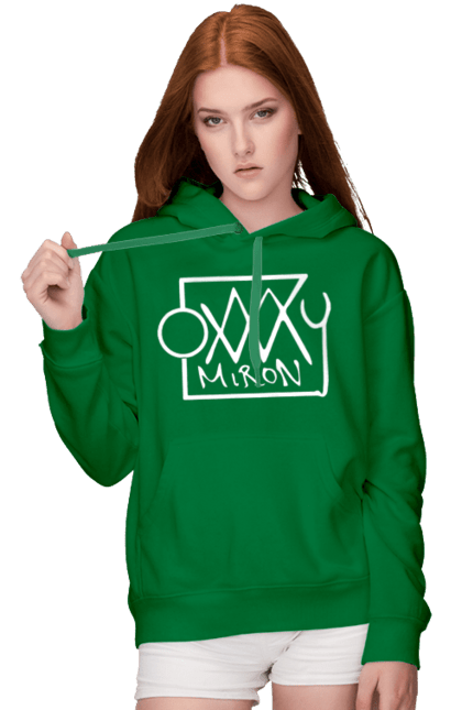 Жіноче худі з принтом "Оксимірон". Miron, oxxxy, oxxxymiron, мирон, оксимирон, оксимірон, фёдоров. futbolka.stylus.ua