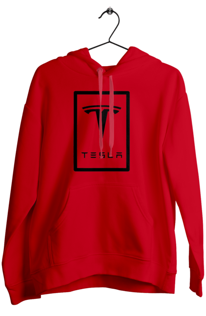Жіноче худі з принтом "Тесла". Tesla, илон маск, тесла. futbolka.stylus.ua