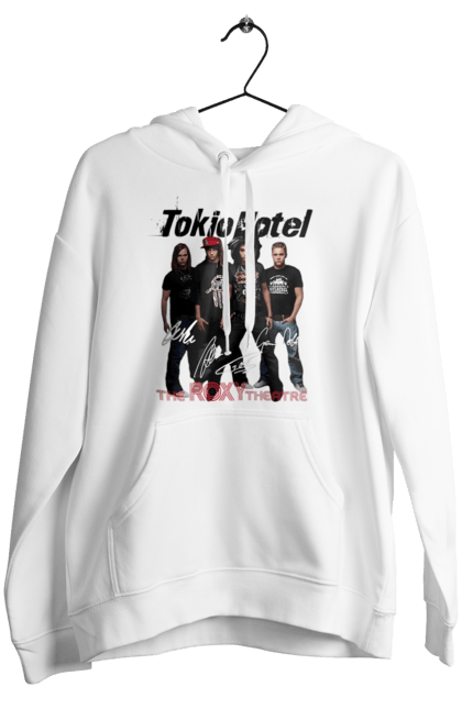 Жіноче худі з принтом "Tokio Hotel". Tokio hotel, альтернативний рок, група, електронік рок, музика, пауер піп, піп, поп рок, рок. 2070702