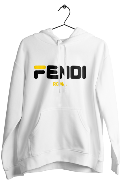 Женское худи с принтом Fendi. Fendi, lvmh, бренд, дом моды, италия, люкс, мода, одежда, сумка, фенди. 2070702