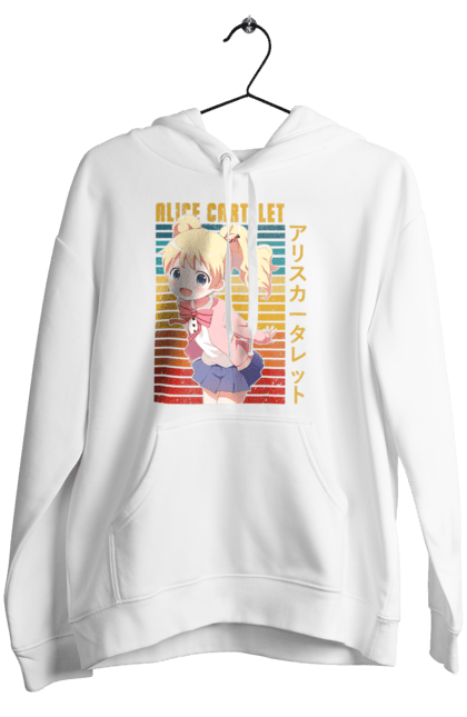 Women's hoodie with prints Kiniro Mosaic Alice Cartelet. Alice, alice cartelet, anime, gold mosaic, kiniro mosaic, kinmoza, manga. 2070702