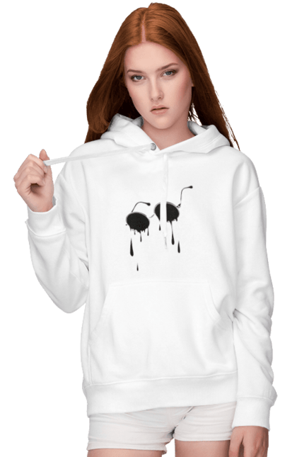 Жіноче худі з принтом "Окуляри". Літо, окуляри, сльози, сонячні окуляри. 2070702