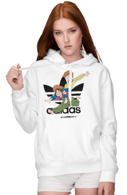 Жіноче худі з принтом "Adidas Том Соєр". Adidas, tom sawyer, адідас, книга, мультфільм, повість, пригоди, том соєр, том сойер. 2070702