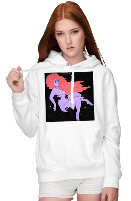 Purple Girl In Black Dire