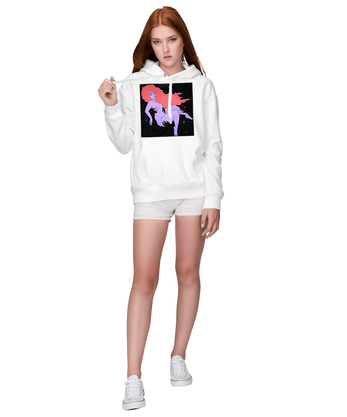 Purple Girl In Black Dire