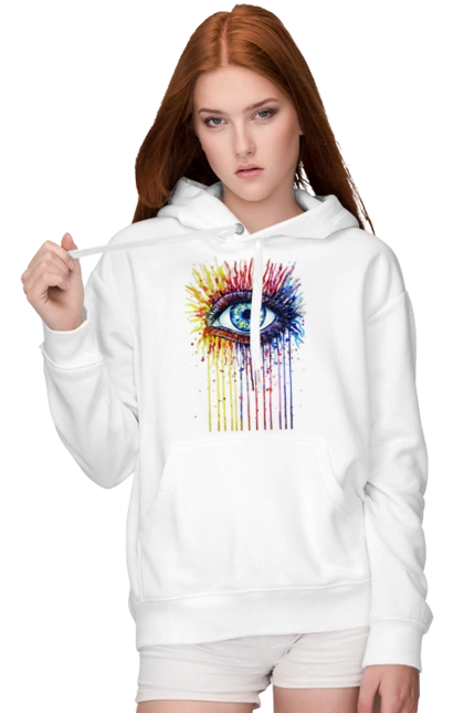 Красочно Течет Глаз