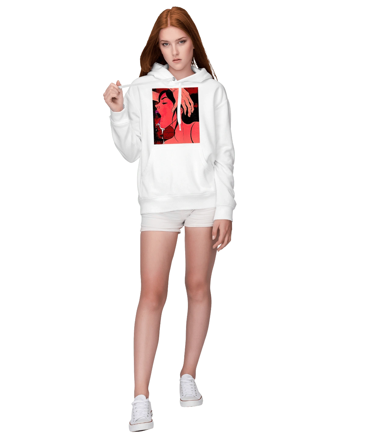 Girl Sucks With Saliva