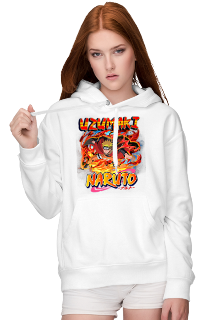 Women's hoodie with prints Naruto. Anime, character, manga, naruto, ninja, tv series. 2070702