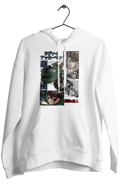 Women's hoodie with prints Attack on Titan Levi. Ackerman, anime, attack on titan, levi, manga, shingeki no kyojin, survey corps. 2070702