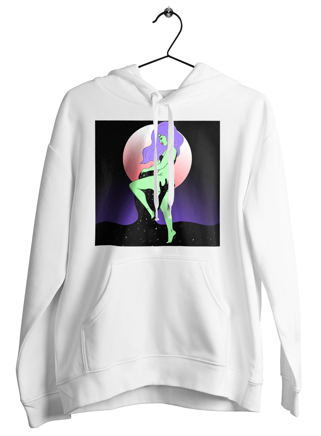 Green Girl And The Moon