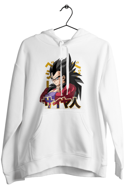 Women's hoodie with prints Dragon Ball Vegeta. Anime, dragon ball, goku, manga, tv series, vegeta. 2070702