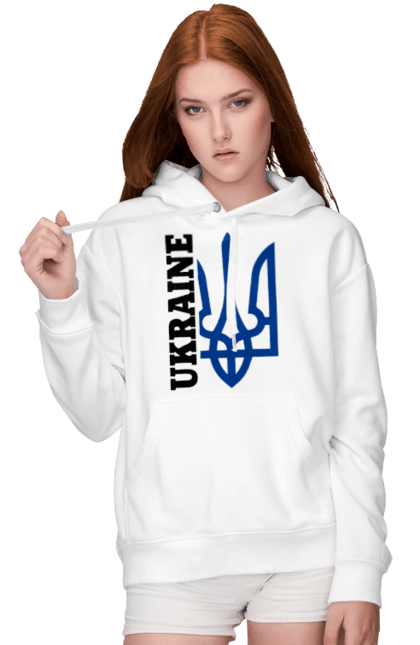Жіноче худі з принтом "Герб України". Герб, україна. 2070702
