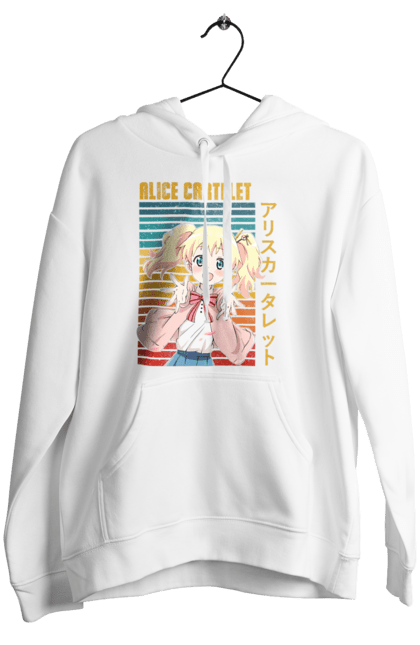 Жіноче худі з принтом "Золота мозаїка Аліса Картелет". Alice cartelet, anime, kiniro mosaic, kinmoza, manga, аліса, аліса картелет, аніме, золота мозаїка, манга. 2070702