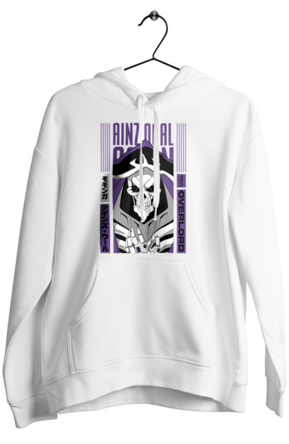 Women's hoodie with prints Overlord Momonga. Anime, lord, momonga, overlord, tv series. 2070702