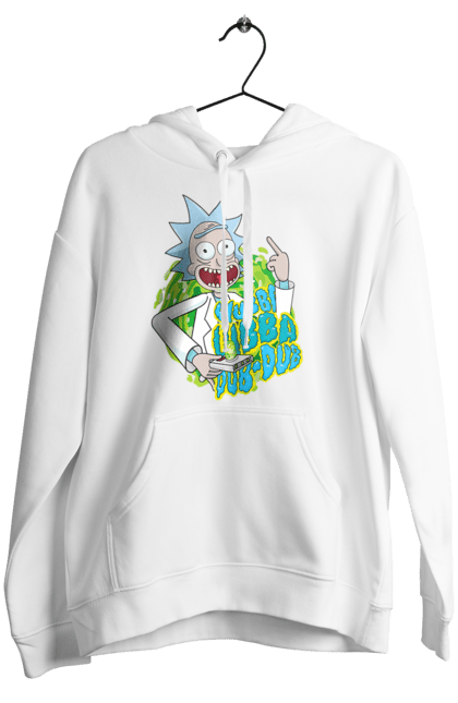 Жіноче худі з принтом "Рік та Морті". Rick and morty, мультфільм, наукова фантастика, пригоди, рік, рік і морті, трагікомедія, чорний гумор. 2070702