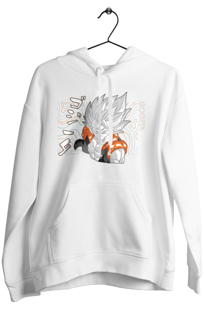 Women's hoodie with prints Dragon Ball Gogeta. Anime, dragon ball, gogeta, goku, manga, tv series. 2070702